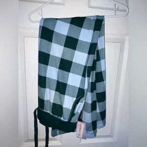 Plaid Black and White pajama pants
